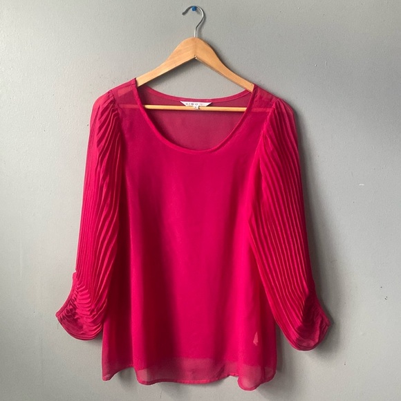 cleo Tops - Cleo Pink Blouse